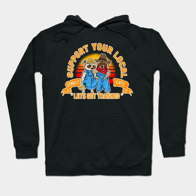 support your local street cats Hoodie by JOHNWHERRYO